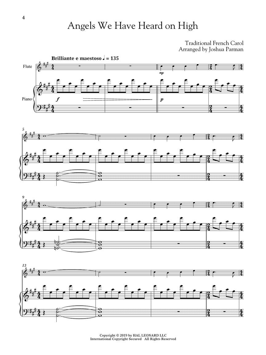 Favorite Christmas Carols for Classical Players - Flute/OLA