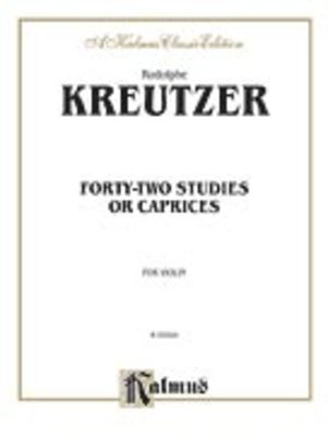 Kreutzer 42 Studies or Caprices for Violin