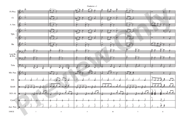 Ramblin' Man – Marching Band Conductor Score & Parts (Digital Download)