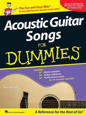 Acoustic Guitar Songs for Dummies - Guitar Hal Leonard Guitar TAB