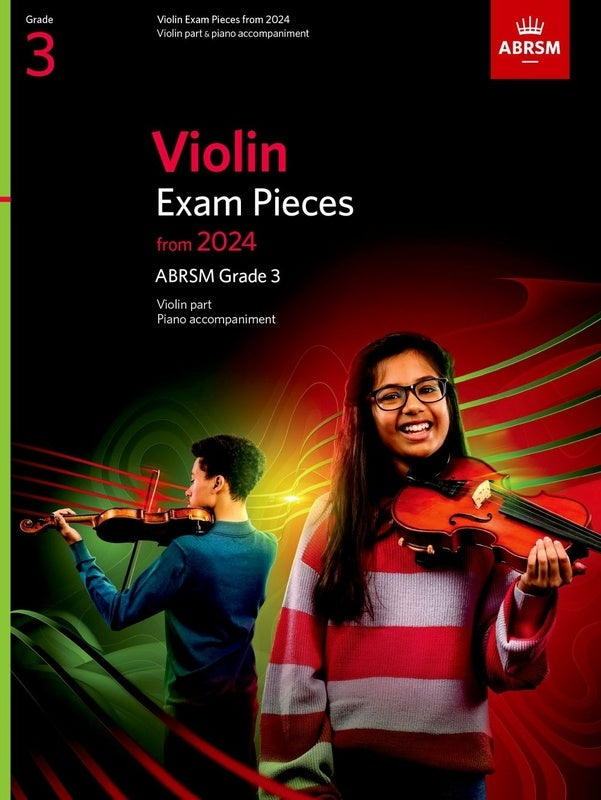 ABRSM Violin From 2024 Grade 3 Violin/Piano - ABRSM ABRSM 9781786015501