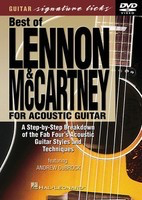 Best of Lennon & McCartney for Acoustic Guitar - Signature Licks DVD - Andrew DuBrock - Guitar Hal Leonard DVD