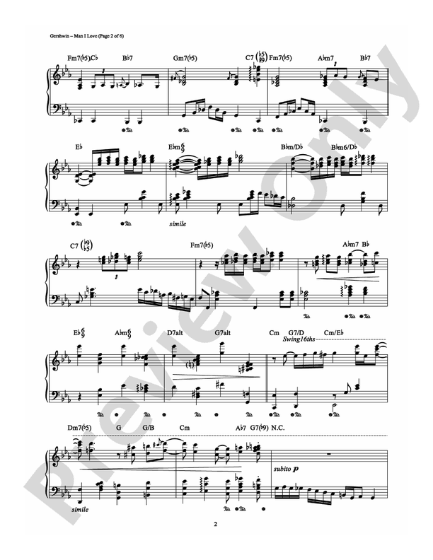 The Man I Love - DSM-PS-0002193 - Piano (Digital Download)