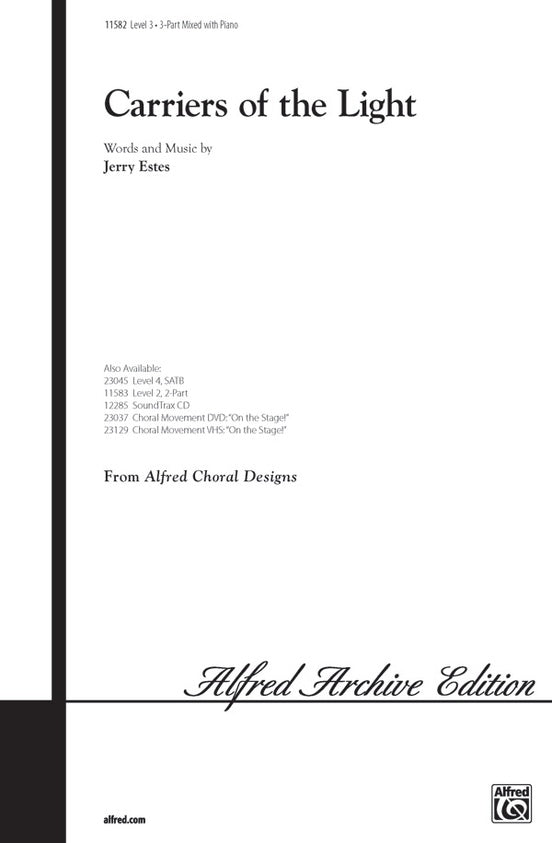 Carriers of the Light – 3-Part Mixed Choral Octavo (Digital Download)
