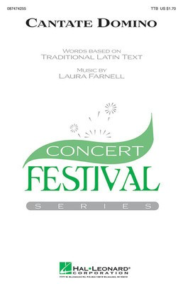 Cantate Domino - Laura Farnell - TTB Hal Leonard Choral Score Octavo
