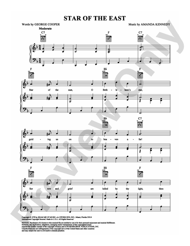 Star of the East - Amanda Kennedy - PVG (Digital Download)