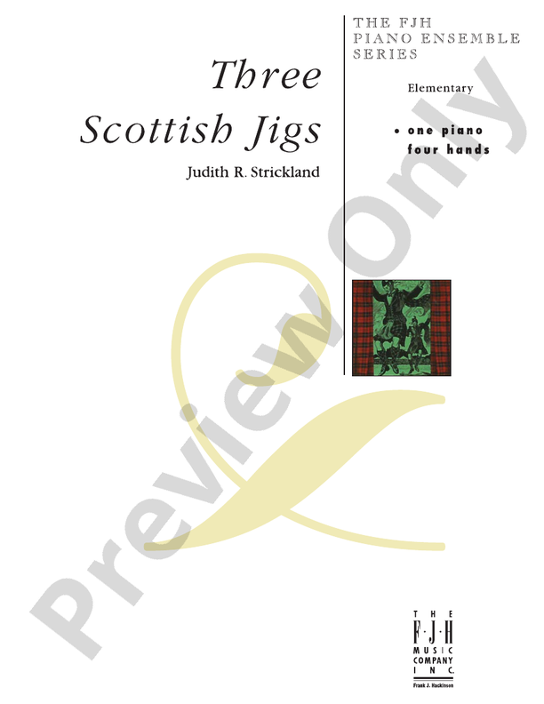 Three Scottish Jigs - Piano (Digital Download)