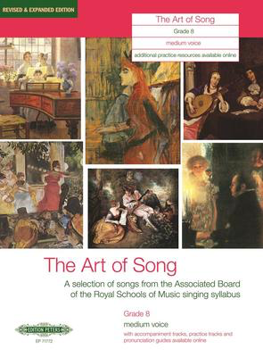 Art Of Song Gr 8 - Medium Voice Vocal Score (Revised) - Various - Peters EP71772