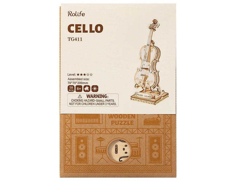 DIY Wooden Cello Model Kit