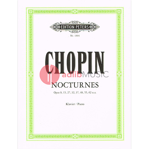Chopin - Nocturnes - Piano Solo - Peters EP1904
