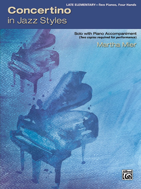 Concertino in Jazz Styles including "Blue Light Special", "Starlight Jazz", and "Strolling Along the Boardwalk" - 2 Pianos, 4 Hands (Digital Download)