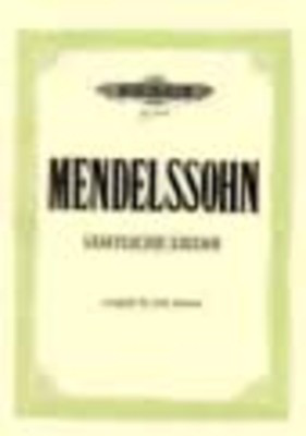 Mendelssohn - 79 Songs Low Voice - Classical Vocal - Peters EP1774C