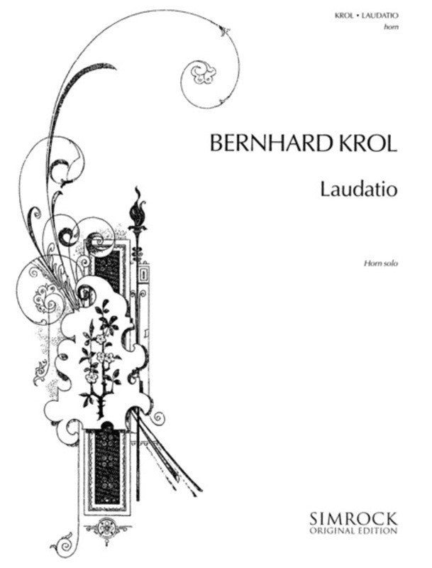 Krol - Laudatio - French Horn Sheet Music Simrock M221100719