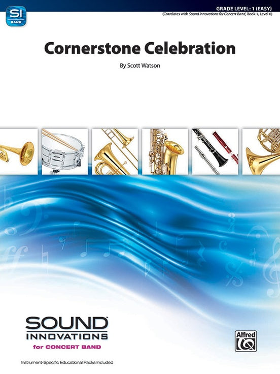 Cornerstone Celebration – Concert Band Conductor Score & Parts (Digital Download)