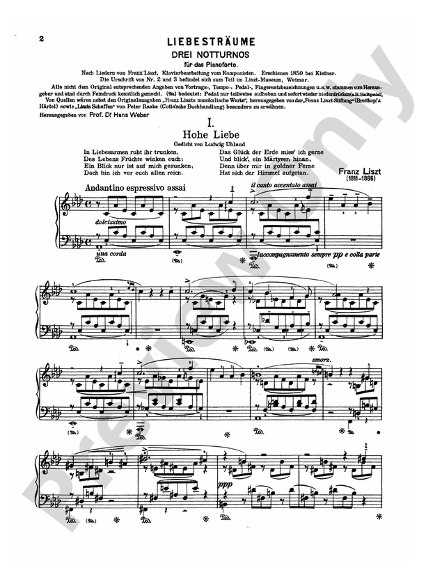 Liszt - Album II - Piano Solo (Digital Download)