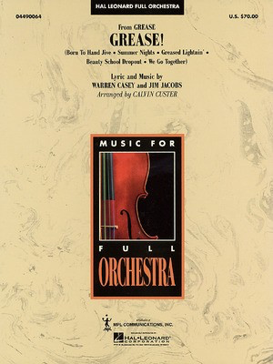 Grease! - Calvin Custer Hal Leonard Score/Parts