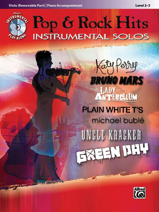 Pop & Rock Hits Inst Solos Viola Bk/Cd