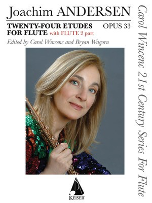 Andersen - 24 Etudes Op33 - Flute with Flute 2 Part Lauren Keiser Music Publishing