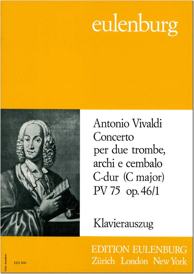Concerto in Cmaj Op.46, No.1 RV 537 for Two Trumpets/Piano - Vivaldi - Kunzelmann
