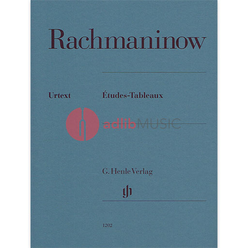 Rachmaninoff - Etudes Tableaux - Piano Solo Henle HN1202