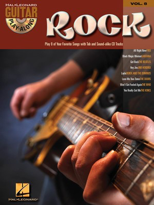 Rock - Guitar Play-Along Volume 8 - Guitar Hal Leonard Guitar TAB with Lyrics & Chords /CD