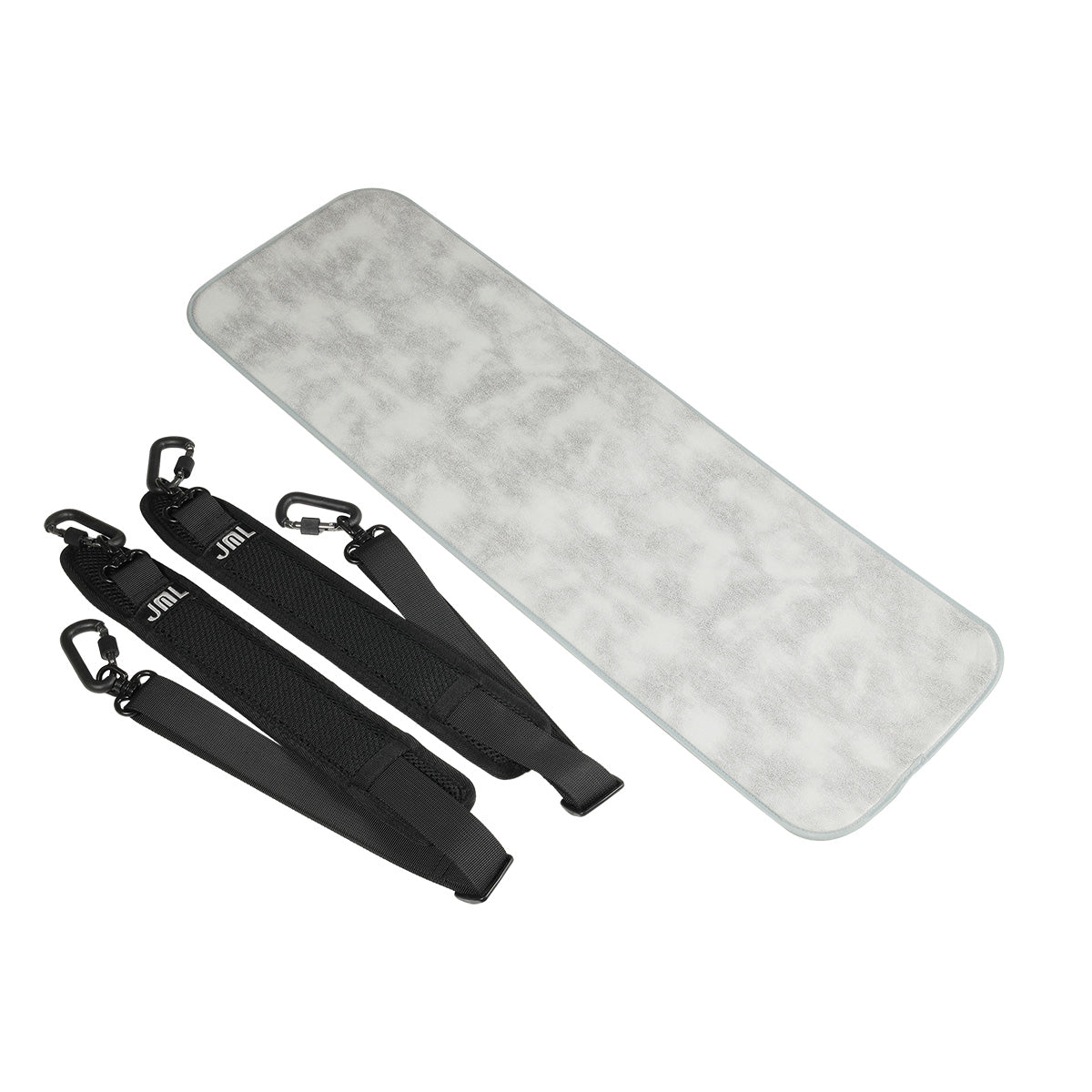 JML Carbon Fibre 1.8 Oblong Violin Case Silver 4/4