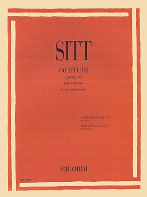 60 Studies from op. 32 - Edited by Renatto Zanettovich - Hans Sitt - Violin Ricordi Violin Solo