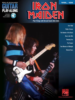 Iron Maiden - Guitar Play-Along Volume 130 - Guitar Hal Leonard Sftcvr/Online Audio