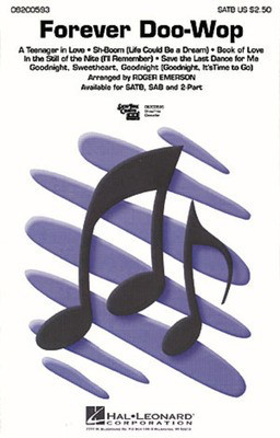 Forever Doo-Wop (Medley) - SAB Roger Emerson Hal Leonard Choral Score Octavo