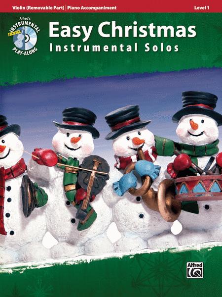 Easy Christmas Instrumental Solos Violin Book/CD