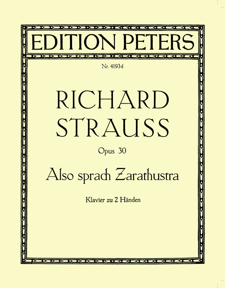Also Sprach Zarathustra Op.30 (EP4193D) - Piano Solo (Digital Download)