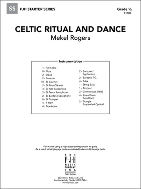 Celtic Ritual and Dance - Mekel Rogers - Concert Band - FJH Music Company
