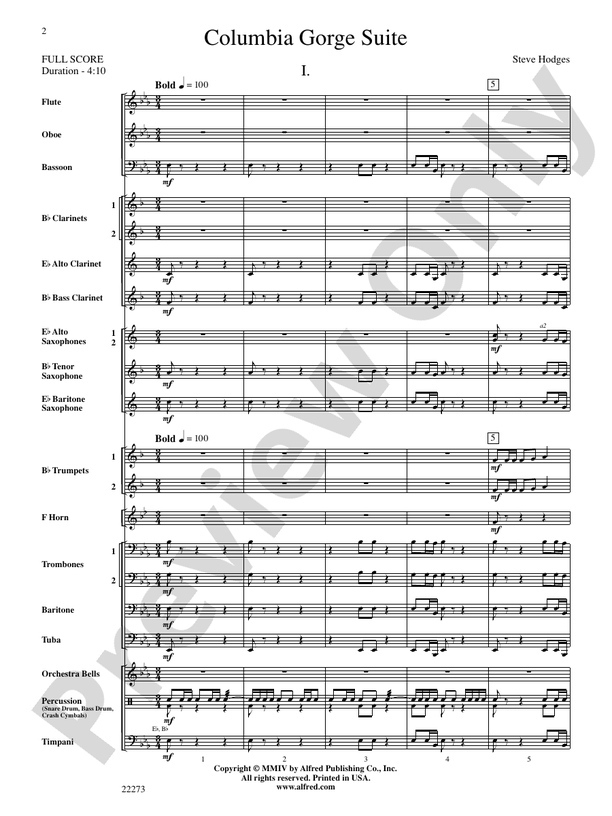 Columbia George Suite - Concert Band Conductor Score & Parts (Digital Download)