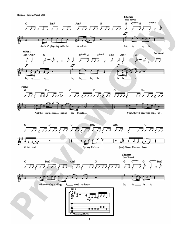 Caravan - Guitar TAB (Digital Download)