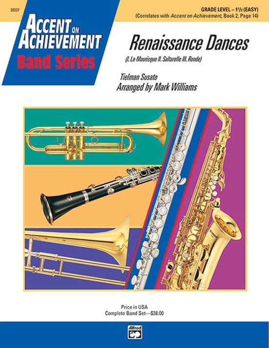 Renaissance Dances - Concert Band Conductor Score & Parts (Digital Download)
