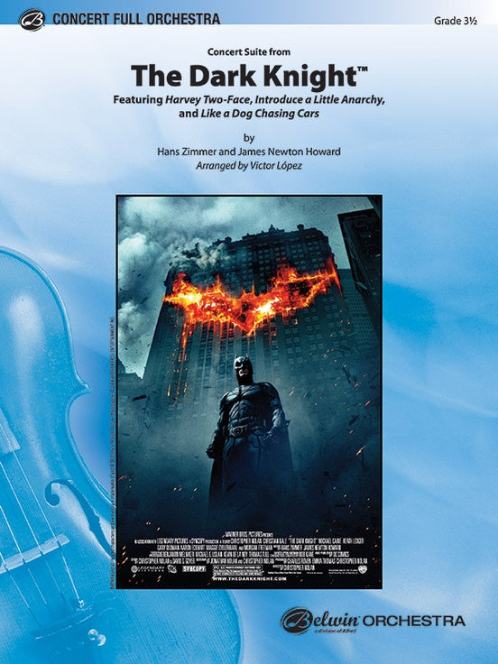 The Dark Knight, Concert Suite from – Full Orchestra Conductor Score & Parts (Digital Download)