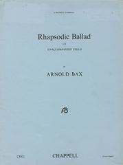 Rhapsodic Ballad - Arnold Bax - Cello (Digital Download)