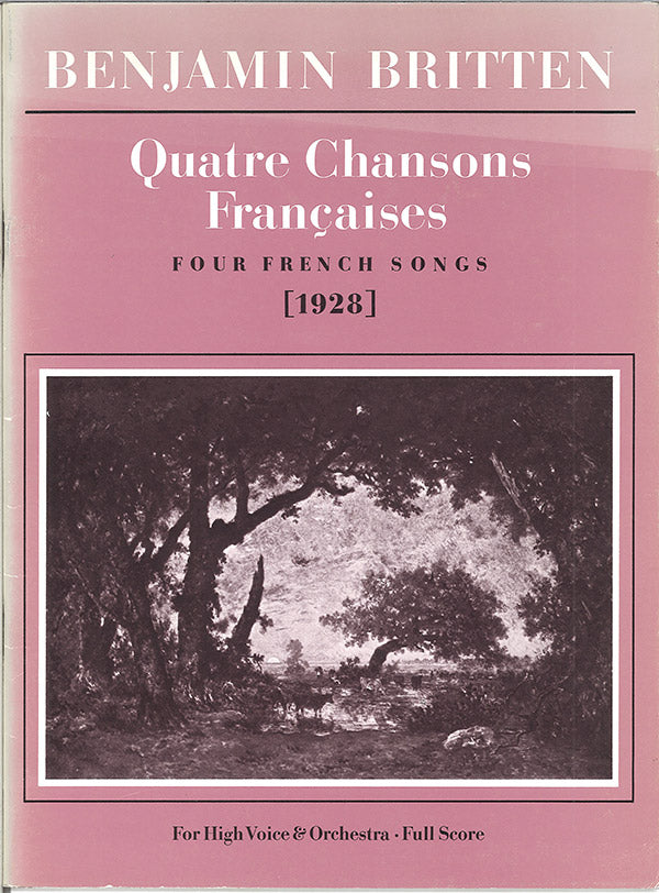 QUATRE CHANSONS FRANCAISES FULL SC