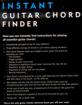 Instant Guitar Chord Finder - Guitar William Bay All Music Publishing