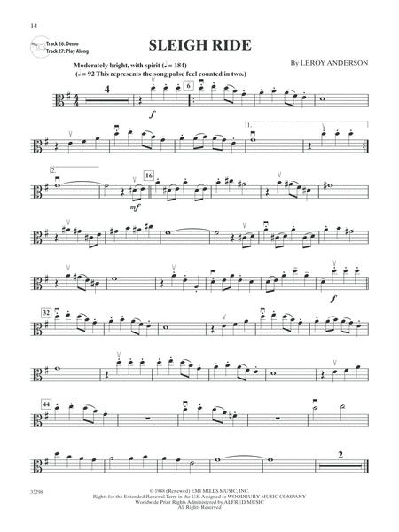 Easy Christmas Instrumental Solos Viola Book/CD