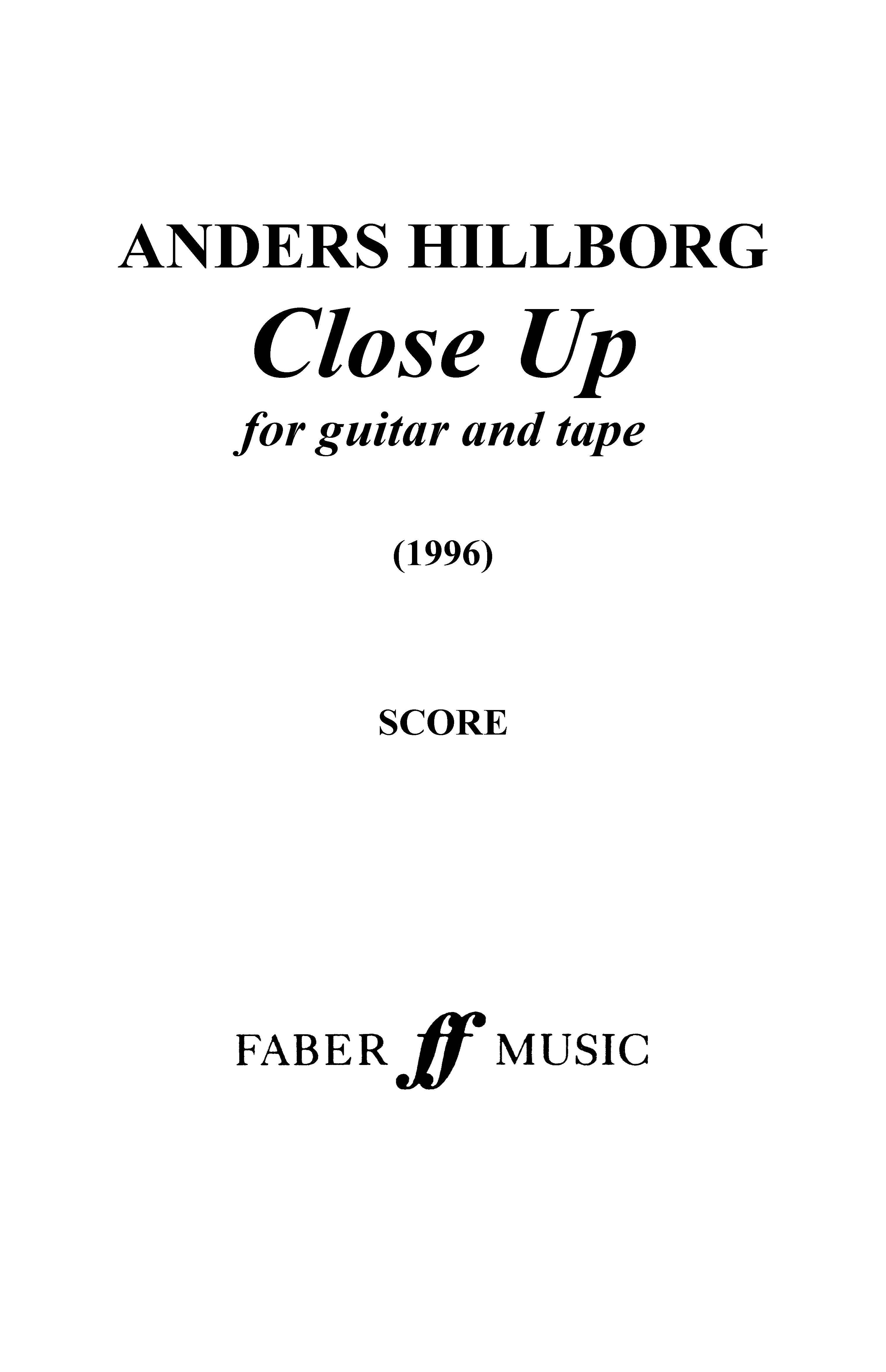 Close Up - Guitar (Digital Download)