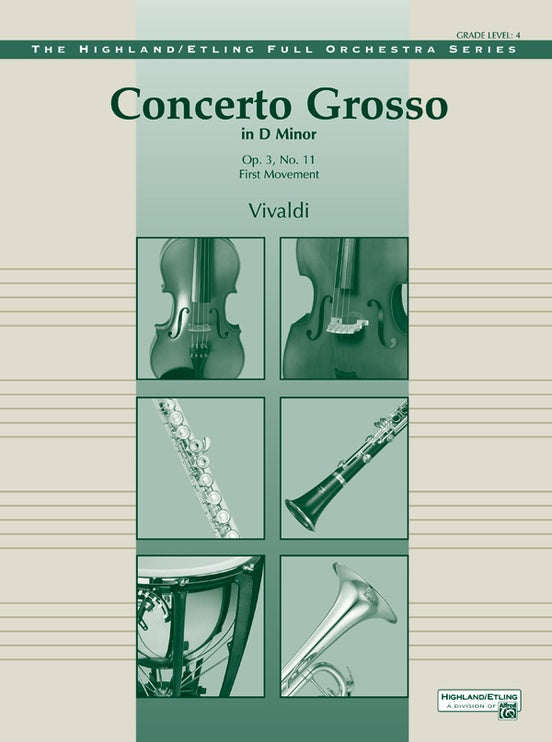 Concerto Grosso in D Minor – Full Orchestra Conductor Score & Parts (Digital Download)