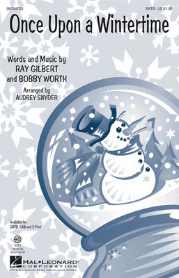 Once Upon a Wintertime - 2-Part Audrey Snyder Hal Leonard Choral Score Octavo