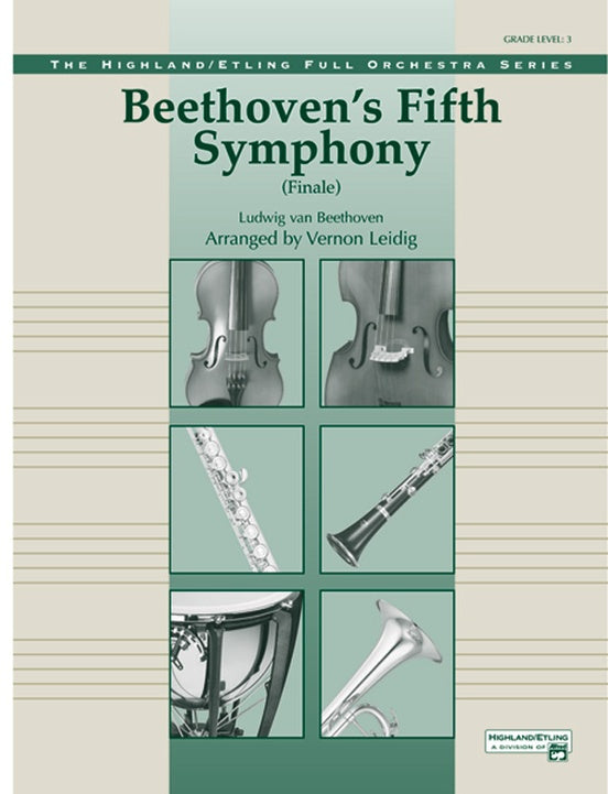 Beethoven's 5th Symphony, Finale – Full Orchestra Conductor Score & Parts (Digital Download)