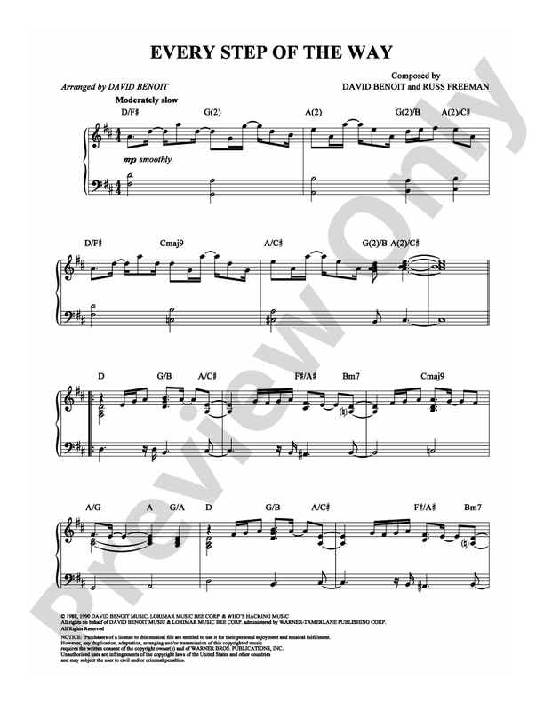 Every Step of the Way - Piano (Digital Download)