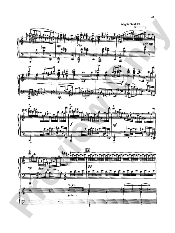 Piano Concerto No. 3 in C Major, Opus 26 - 2nd Movement - 2 Pianos, 4 Hands (Digital Download)