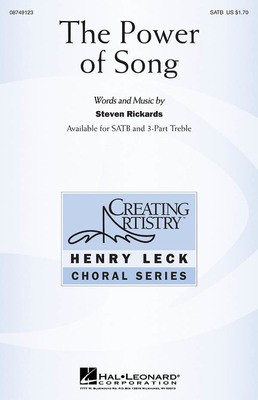 The Power of Song - Steven Rickards - 3-Part Treble Hal Leonard Choral Score Octavo
