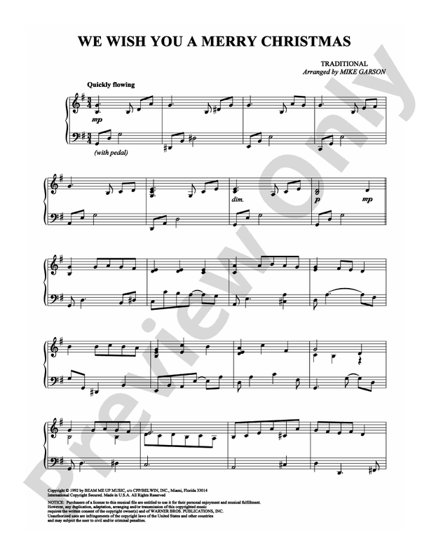 We Wish You a Merry Christmas - DSM-PS-0006885 - Piano (Digital Download)