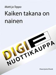 Kaiken takana on nainen - Piano Solo (Digital Download)