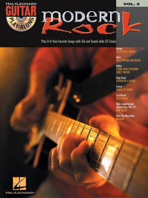 Modern Rock - Guitar Play-Along Volume 5 - Guitar Hal Leonard Guitar TAB with Lyrics & Chords /CD